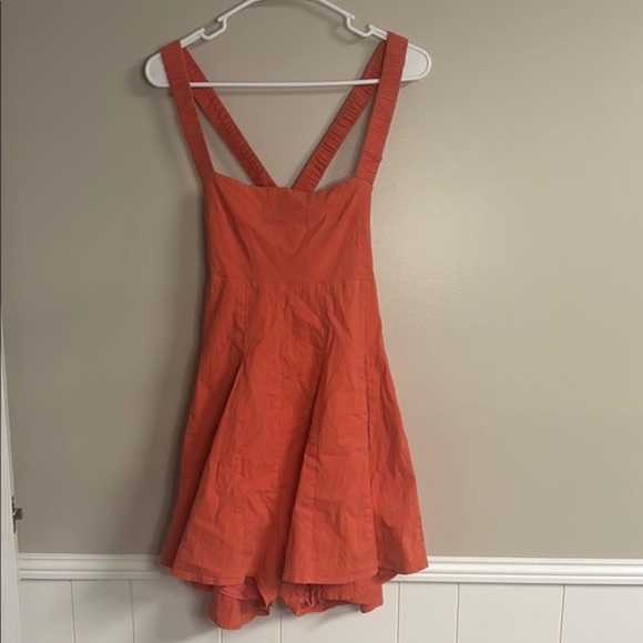 Louna Pink Sleeveless Square Neck Mini Romper - Picture 1 of 4